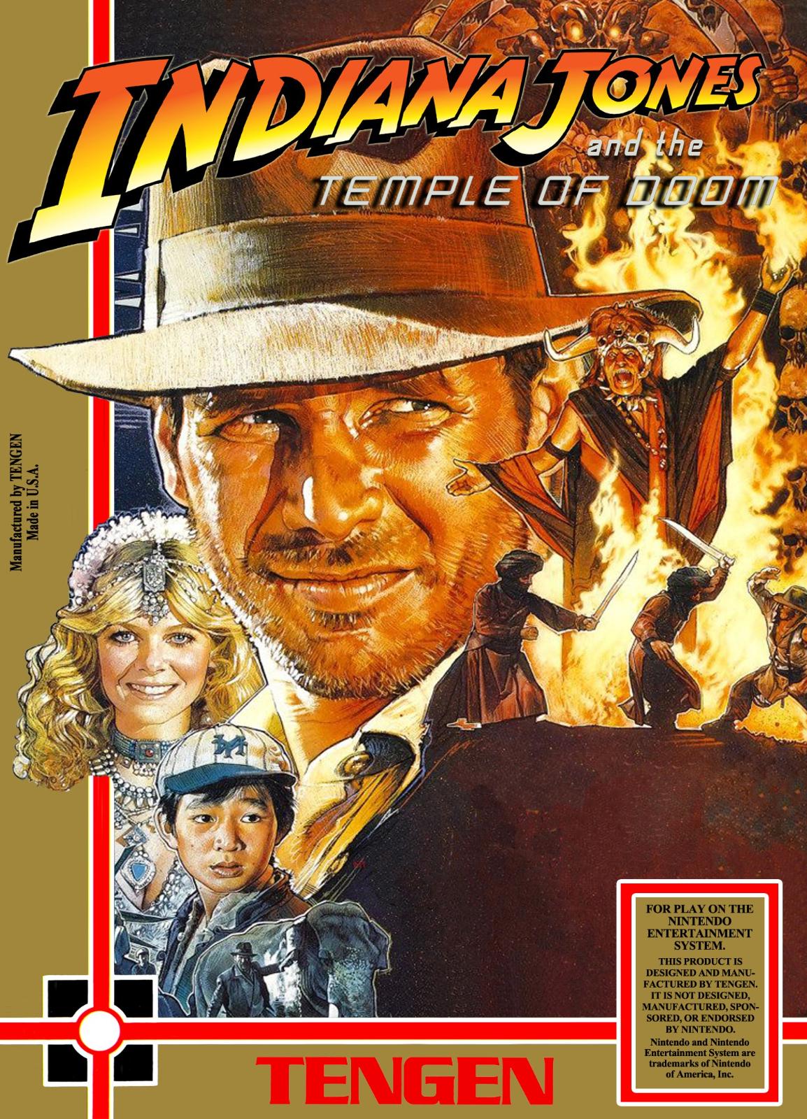 Indiana Jones and the Temple of Doom - NES