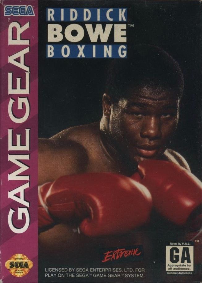 Riddick Bowe Boxing - Sega Game Gear