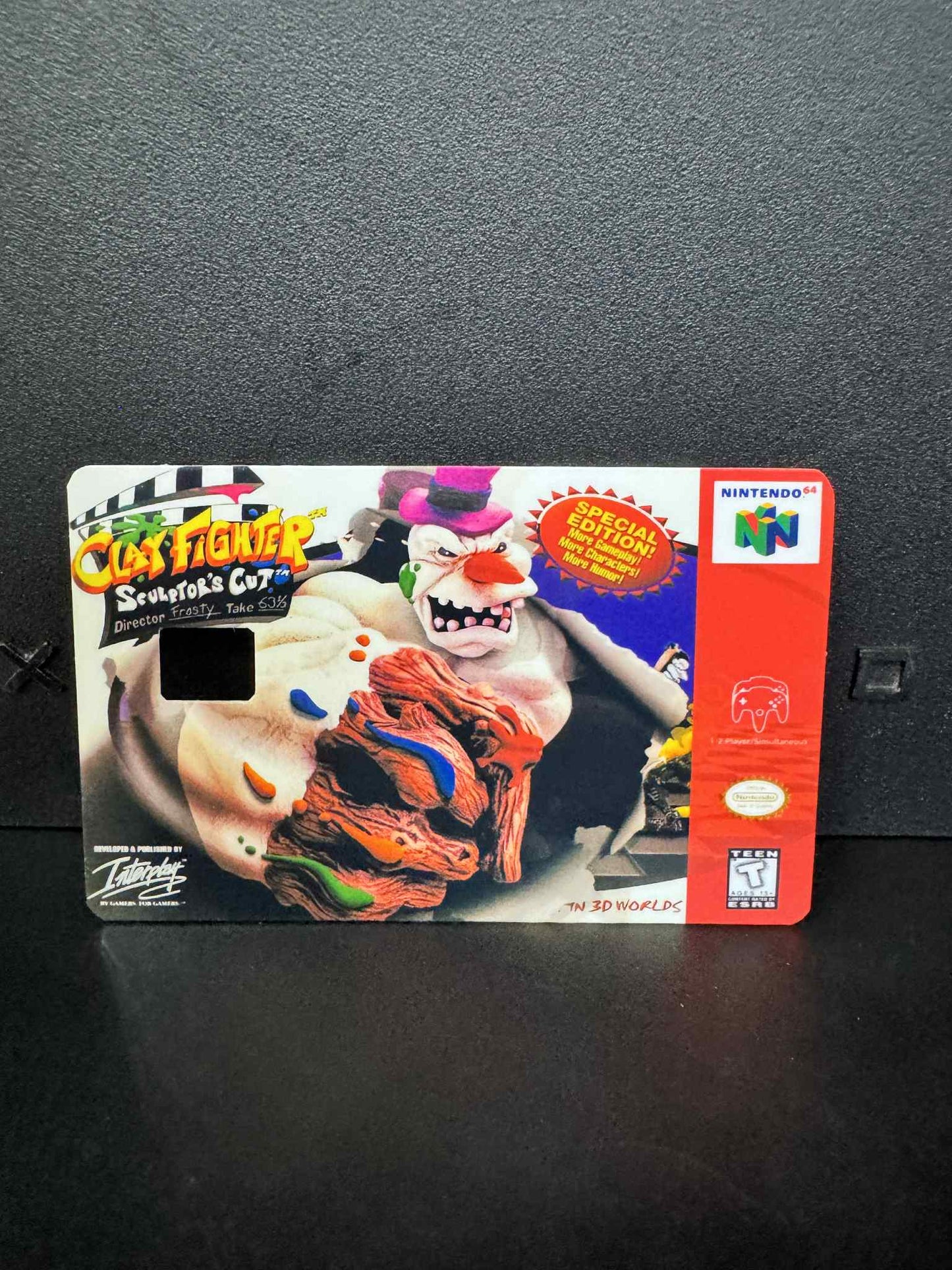 Clayfighter Sculpters Cut Debit Card Sticker - Debit Card Stickers