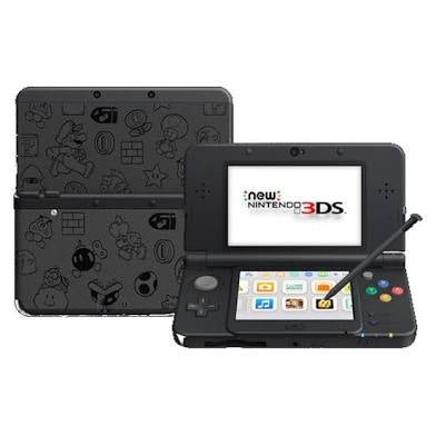 New Nintendo 3DS Super Mario Black Edition (Cosmetically Flawed) - SOURCE COMMISSION