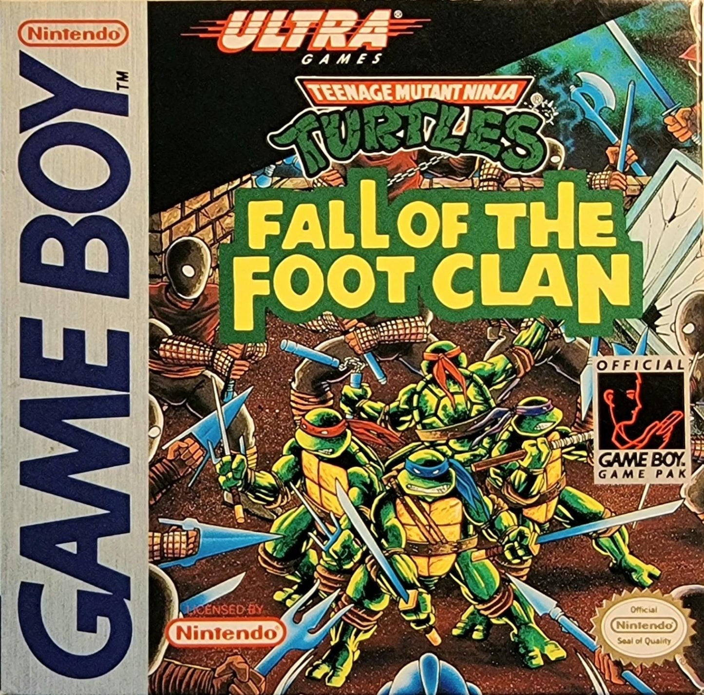 Teenage Mutant Ninja Turtles Fall of the Foot Clan - GameBoy