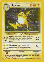Raichu #14 - Pokemon Base Set