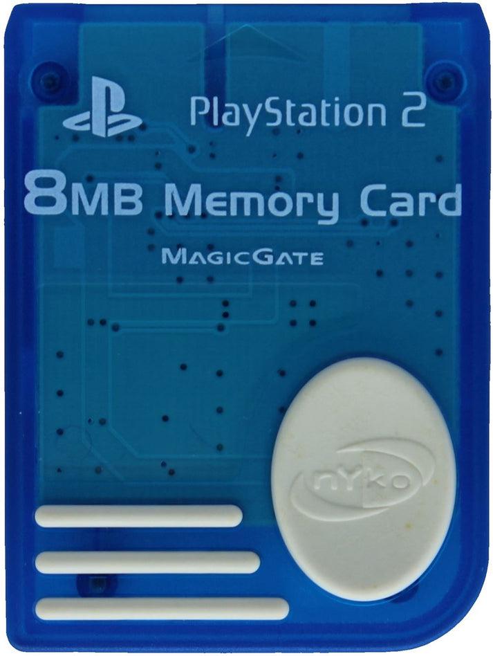 Nyko 8MB Memory Card Blue - Playstation 2