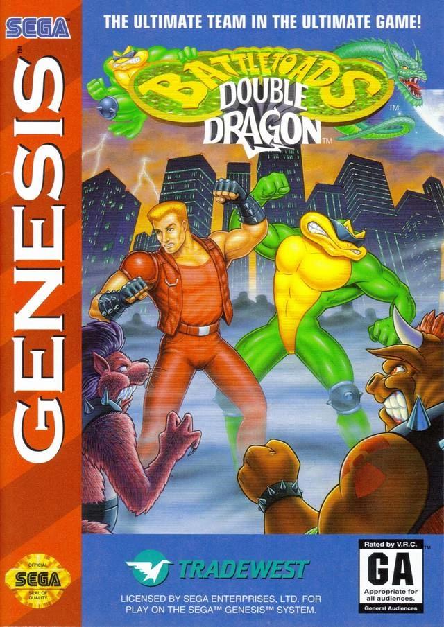 Battletoads and Double Dragon The Ultimate Team - Sega Genesis
