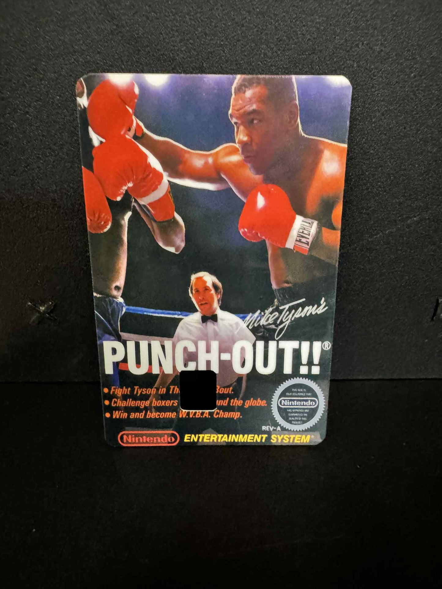 Mike Tyson's Punch Out Debit Card Sticker - Debit Card Stickers