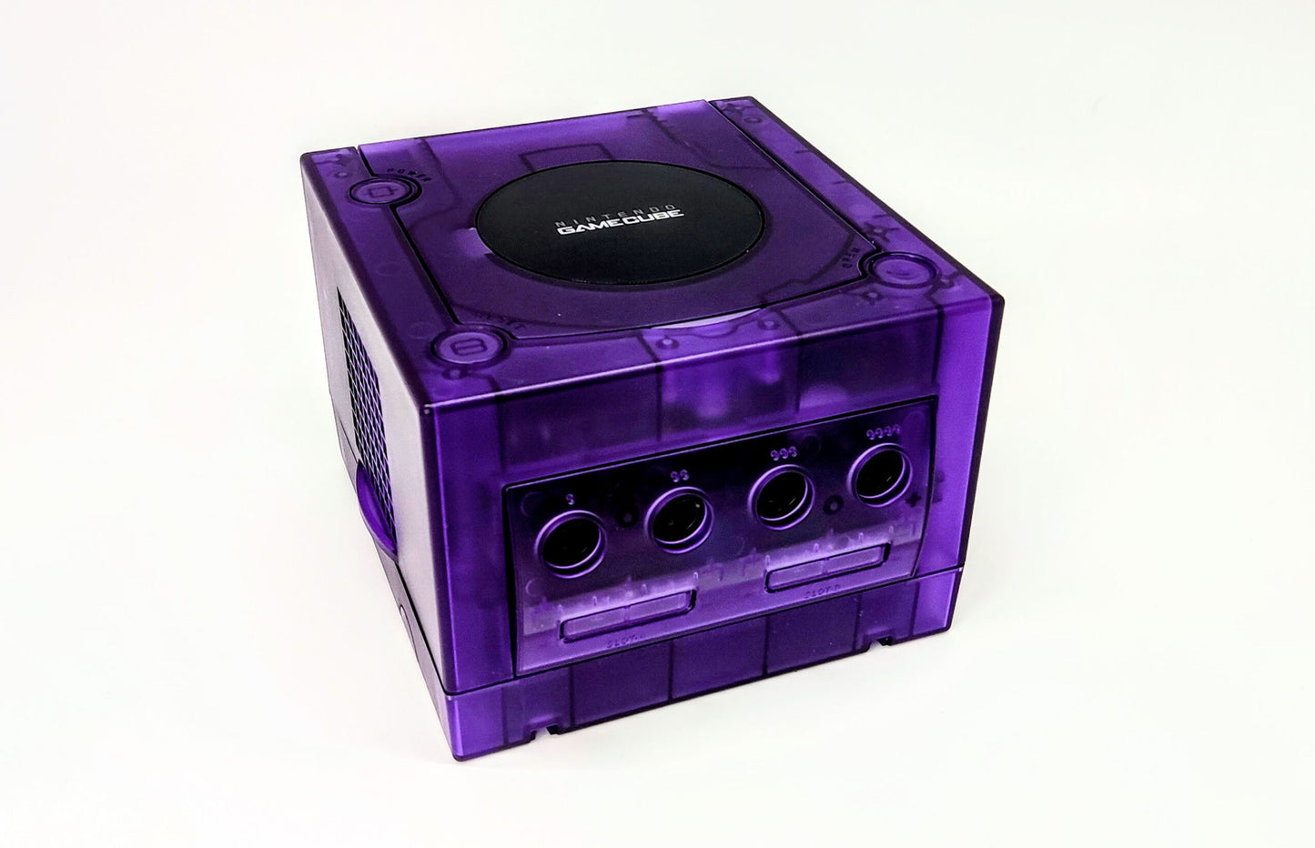 Nintendo Gamecube Console (Transparent Purple) (Reshell) (Refurbished) - RESHELL CONSOLE
