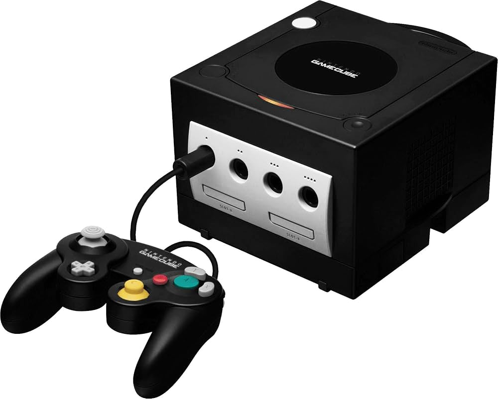Nintendo Gamecube Black (Heavy Cosmetically Flawed) - SOURCE CONSOLE COMMISSION