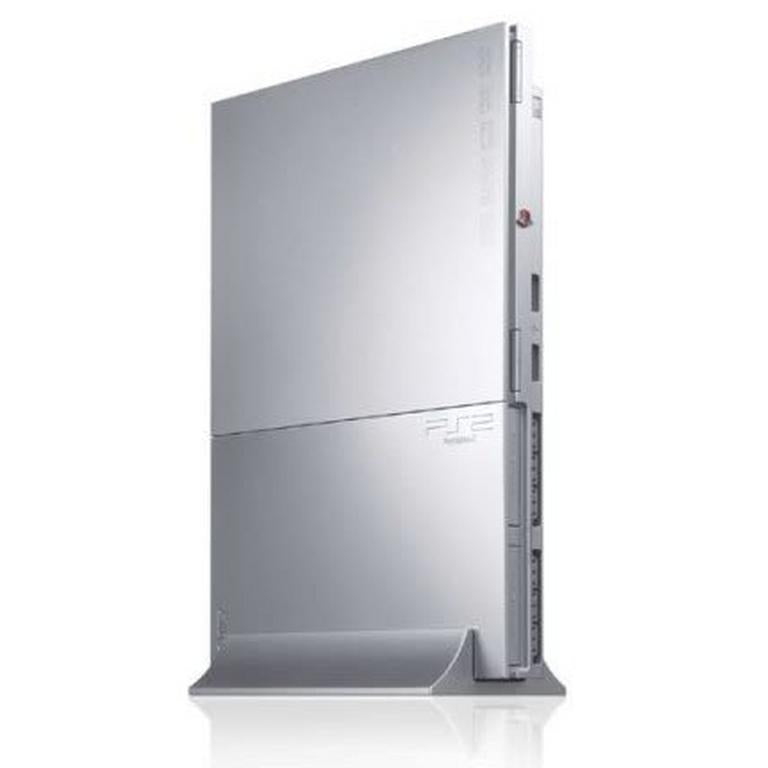 Playstation 2 Silver Slim (Heavy Cosmetically Flawed) - SOURCE CONSOLE COMMISSION