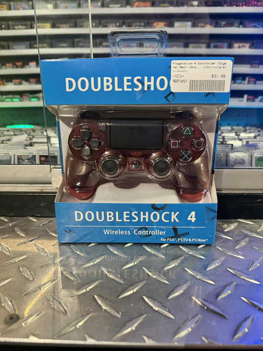 Playstation 4 Controller (Crystal Red) (3rd Party) - Controllers