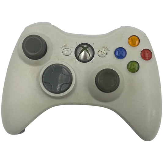 Xbox 360 White Wireless Controller (Cosmetically Flawed) - SOURCE COMMISSION