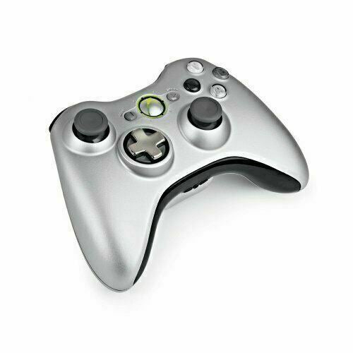Xbox 360 Silver Wireless Controller - SOURCE COMMISSION