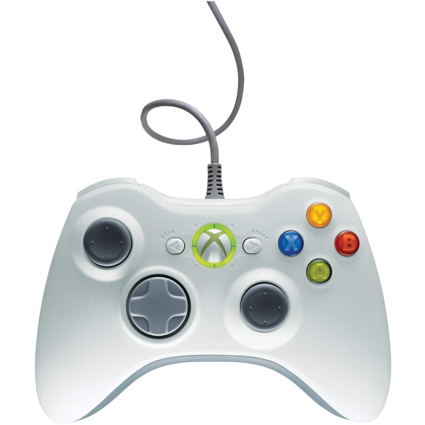 Xbox 360 White Wired Controller - SOURCE COMMISSION