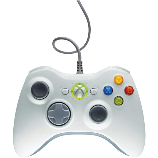Xbox 360 White Wired Controller - SOURCE COMMISSION