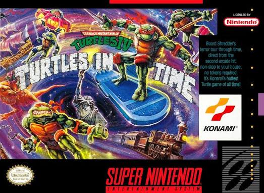 Teenage Mutant Ninja Turtles IV Turtles In Time - RJC Super Nintendo