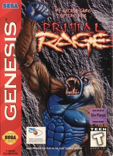 Primal Rage (Cardboard Box) - RJC SEGA GENESIS