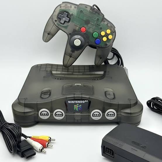 Funtastic Smoke Black Nintendo 64 System (Cosmetically Flawed) - SOURCE CONSOLE COMMISSION