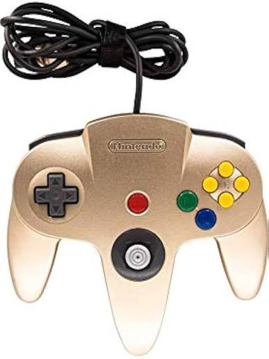 Nintendo 64 Controller (Gold) - SOURCE COMMISSION
