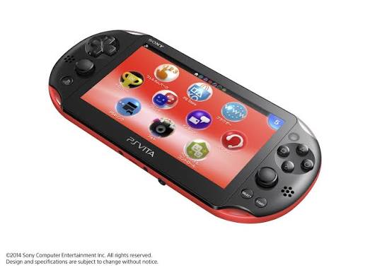 PlayStation Vita Slim Red & Black - JPH