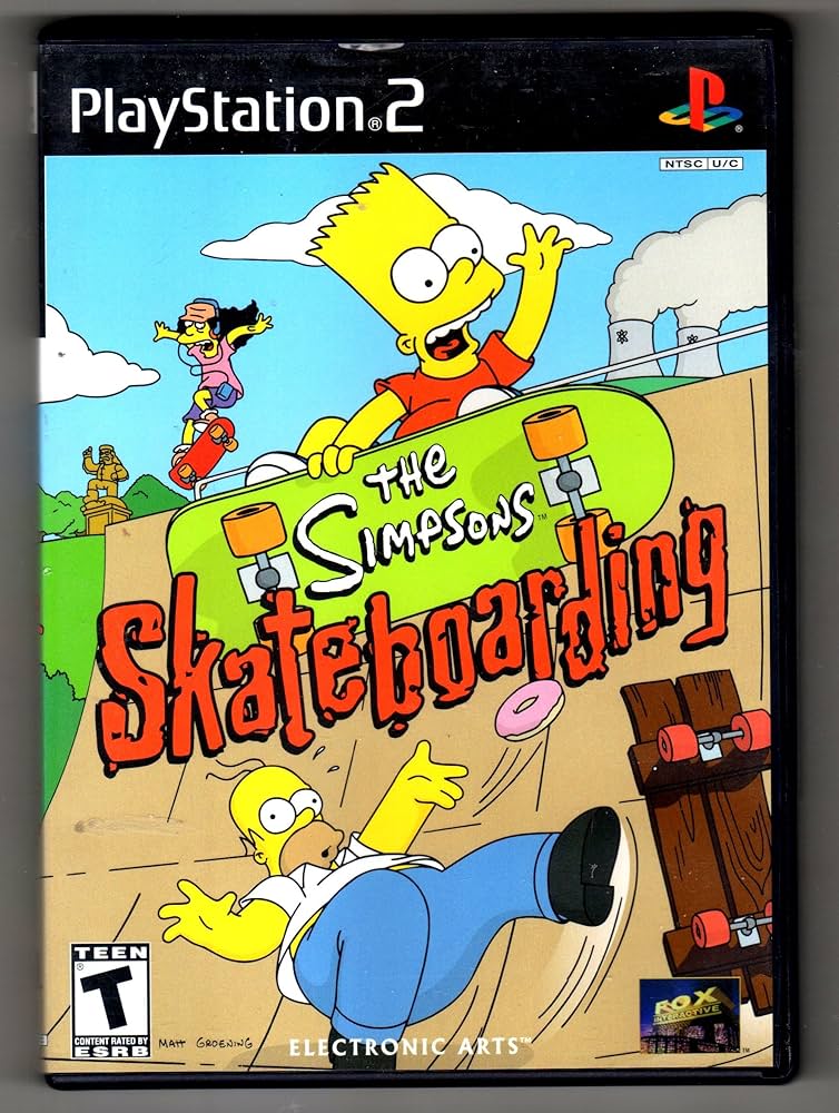 The Simpsons Skateboarding - RJC PS2