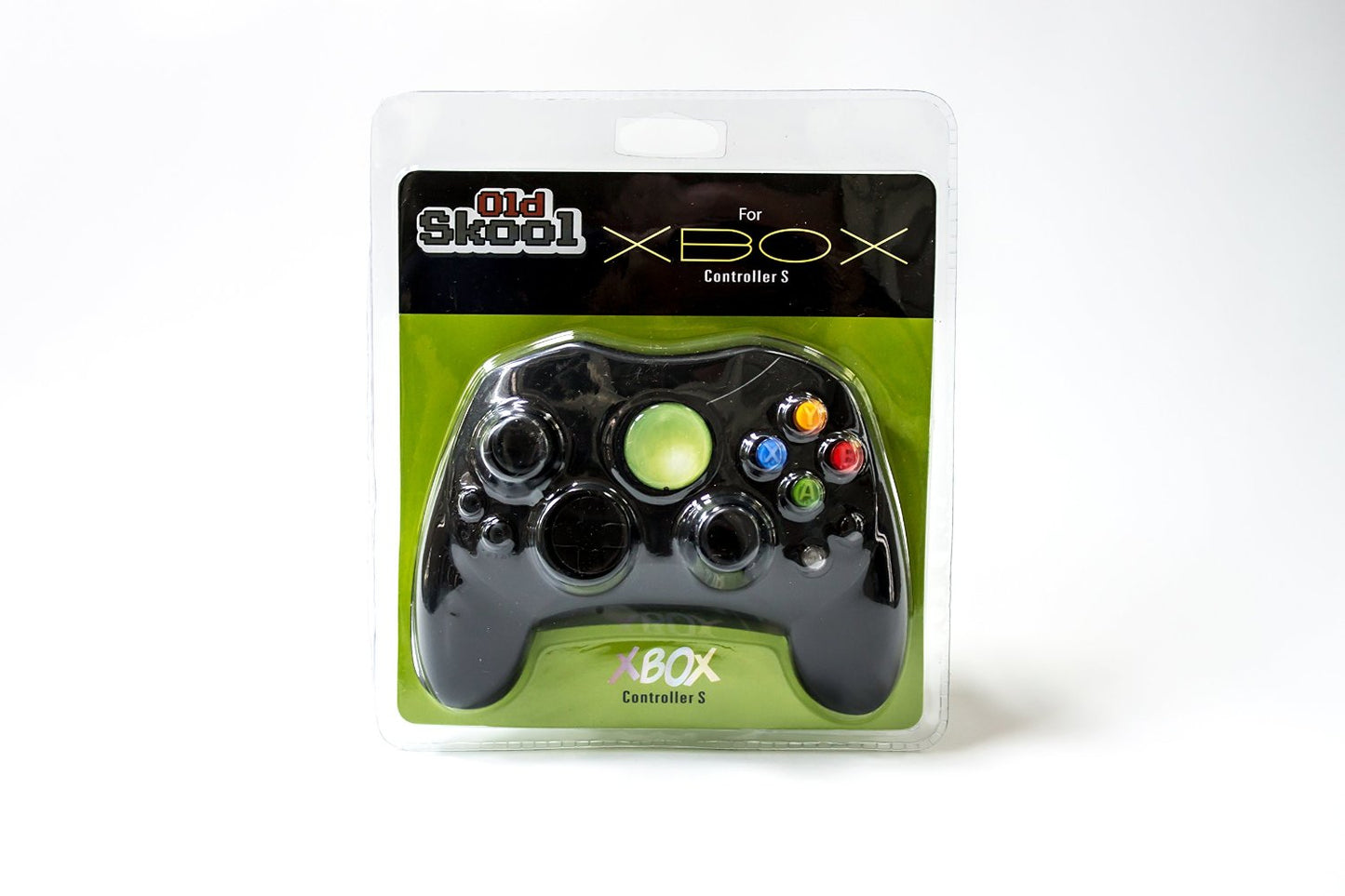 Old Skool Original Xbox Controller (Black) (NEW) - Video Game Advantage