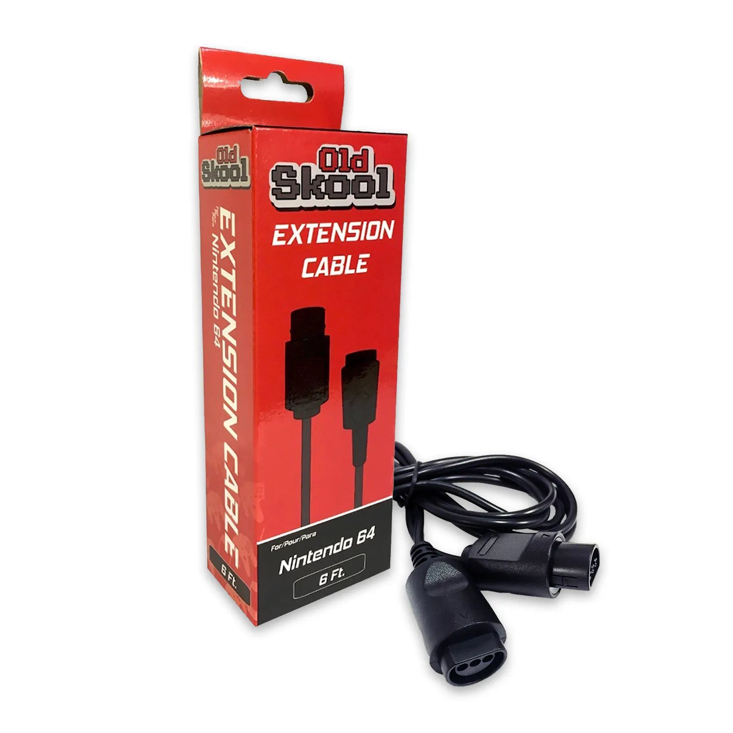 Old Skool N64 Extension Cable (NEW) - Video Game Advantage