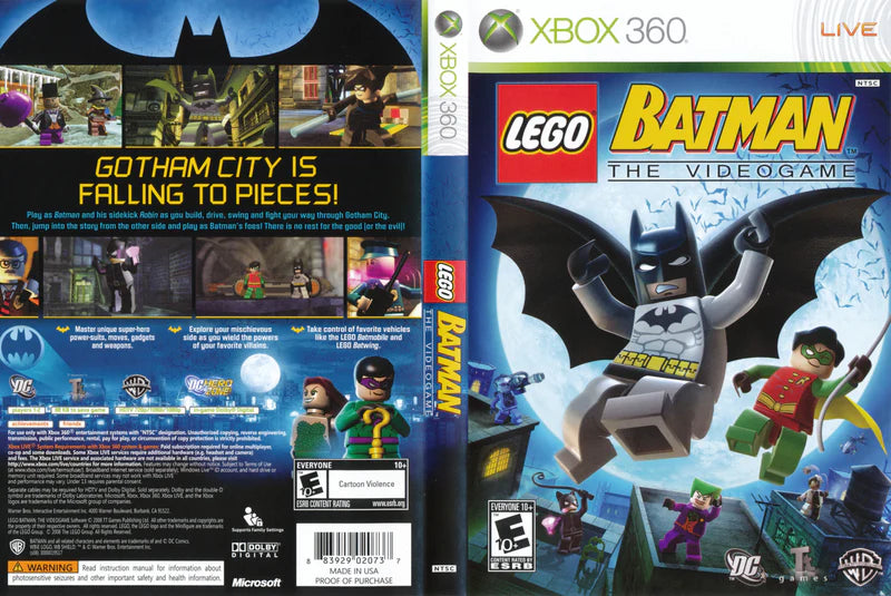 Lego Batman The Videogame - BGC Xbox 360