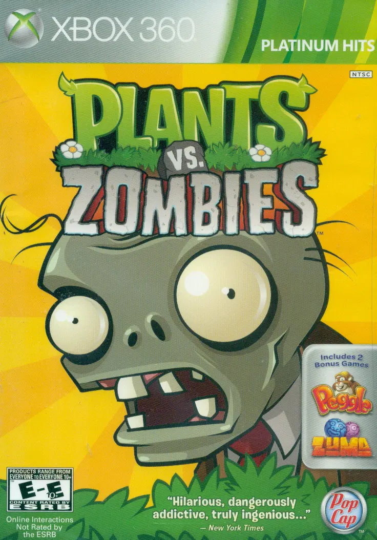 Plants vs Zombies (Platinum Hits) - BGC Xbox 360