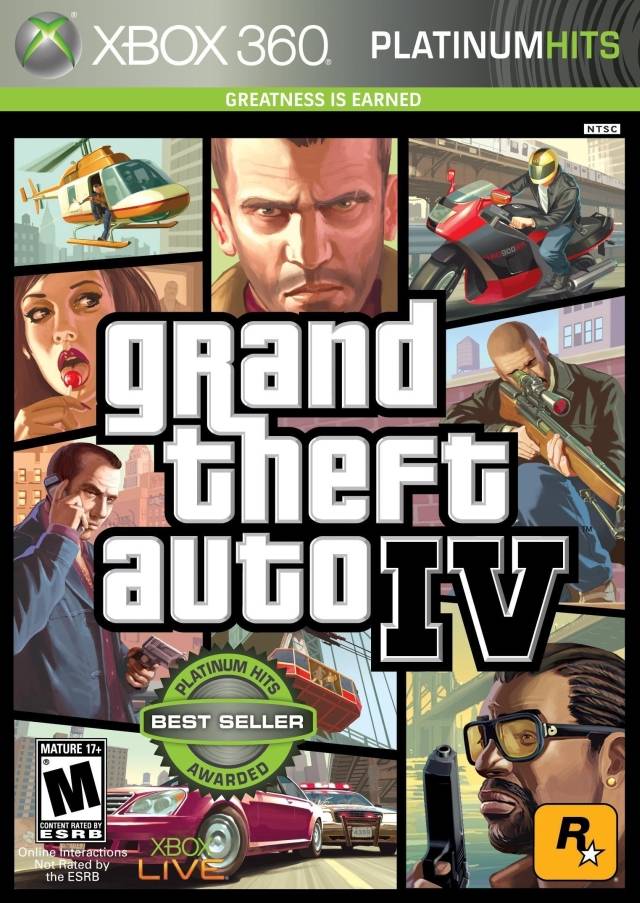 Grand Theft Auto IV (Platinum Hits) - FCG Xbox 360