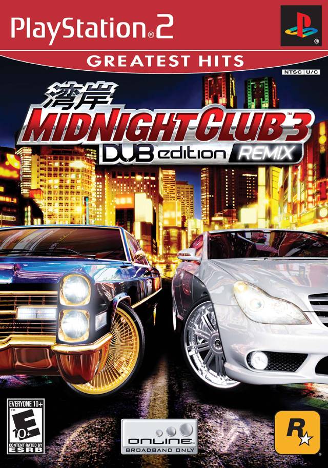 Greatest Hits Midnight Club 3 Dub Edition Remix - Playstation 2