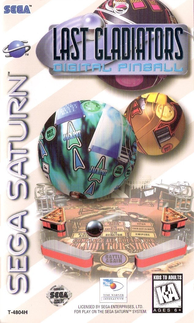 Last Gladiators: Digital Pinball - Source Sega Saturn Commission