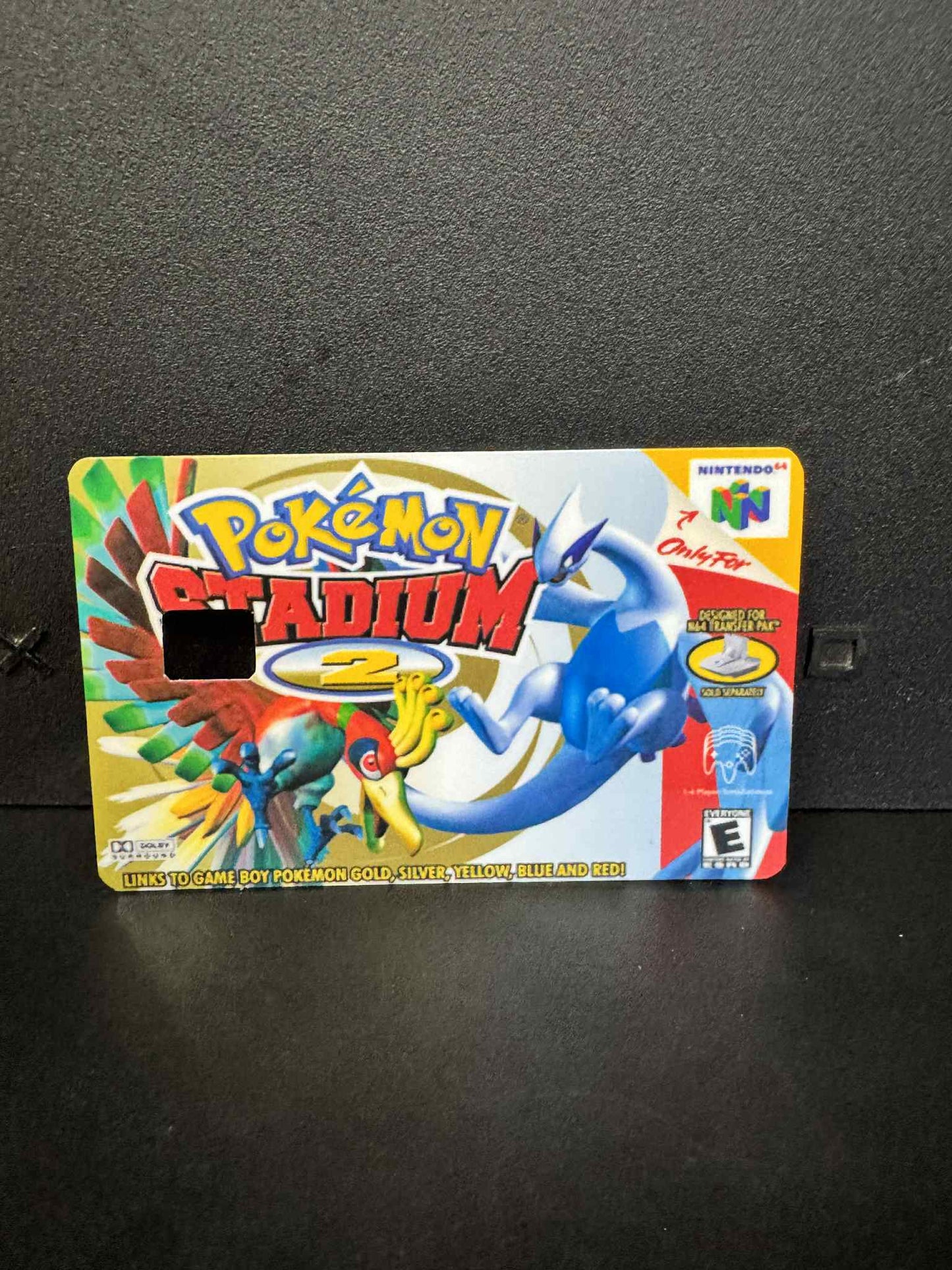 Pokemon Stadium 2 Debit Card Sticker - Debit Card Stickers