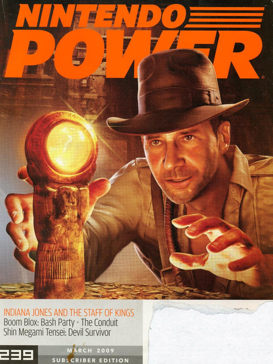 [Volume 239] Indiana Jones & The Staff of Kings [Subscriber] - Nintendo Power
