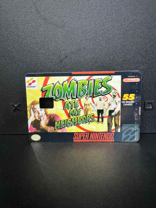 Zombies Ate My Neighbors Debit Card Sticker - Debit Card Stickers