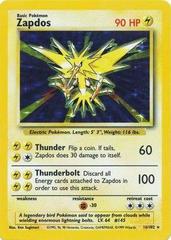 Zapdos #16 - Pokemon Base Set