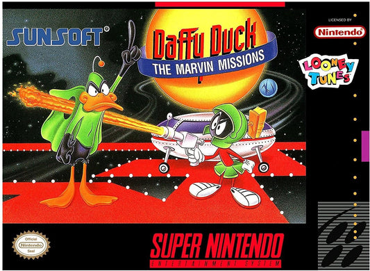 Daffy Duck Marvin Missions - Super Nintendo