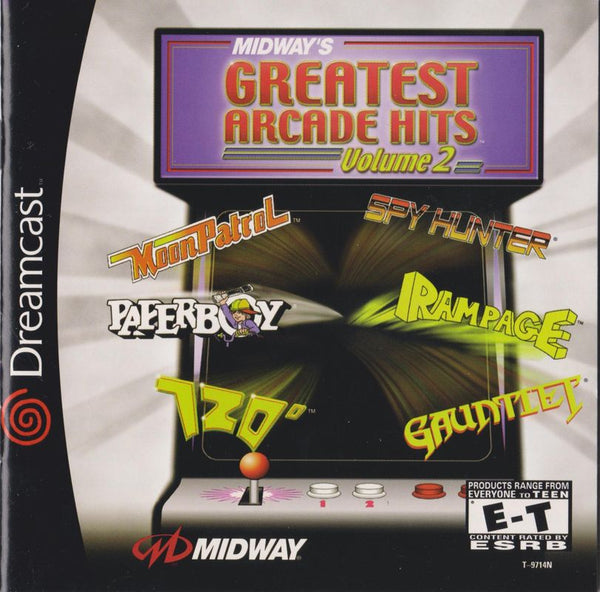 Midway's Greatest Arcade Hits Volume 2 - Source Dreamcast Commission ...