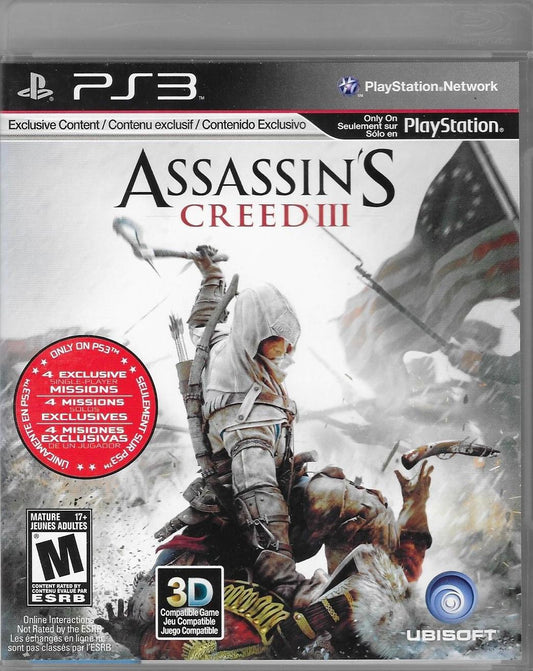 Assassin's Creed III [Not For Resale] - Playstation 3