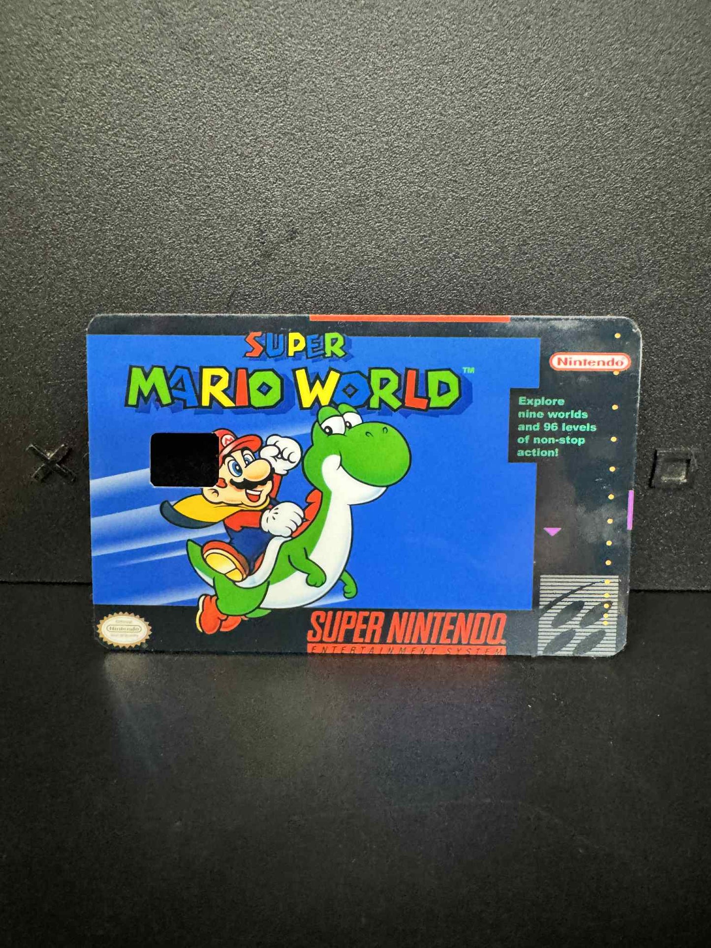 Super Mario World Debit Card Sticker - Debit Card Stickers