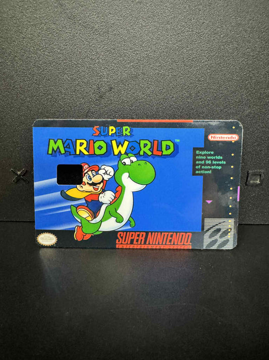 Super Mario World Debit Card Sticker - Debit Card Stickers