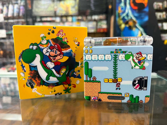 Gameboy Advance SP Custom Super Mario Edition (Modded) (Reshelled) (Refurbished) - SCG Console