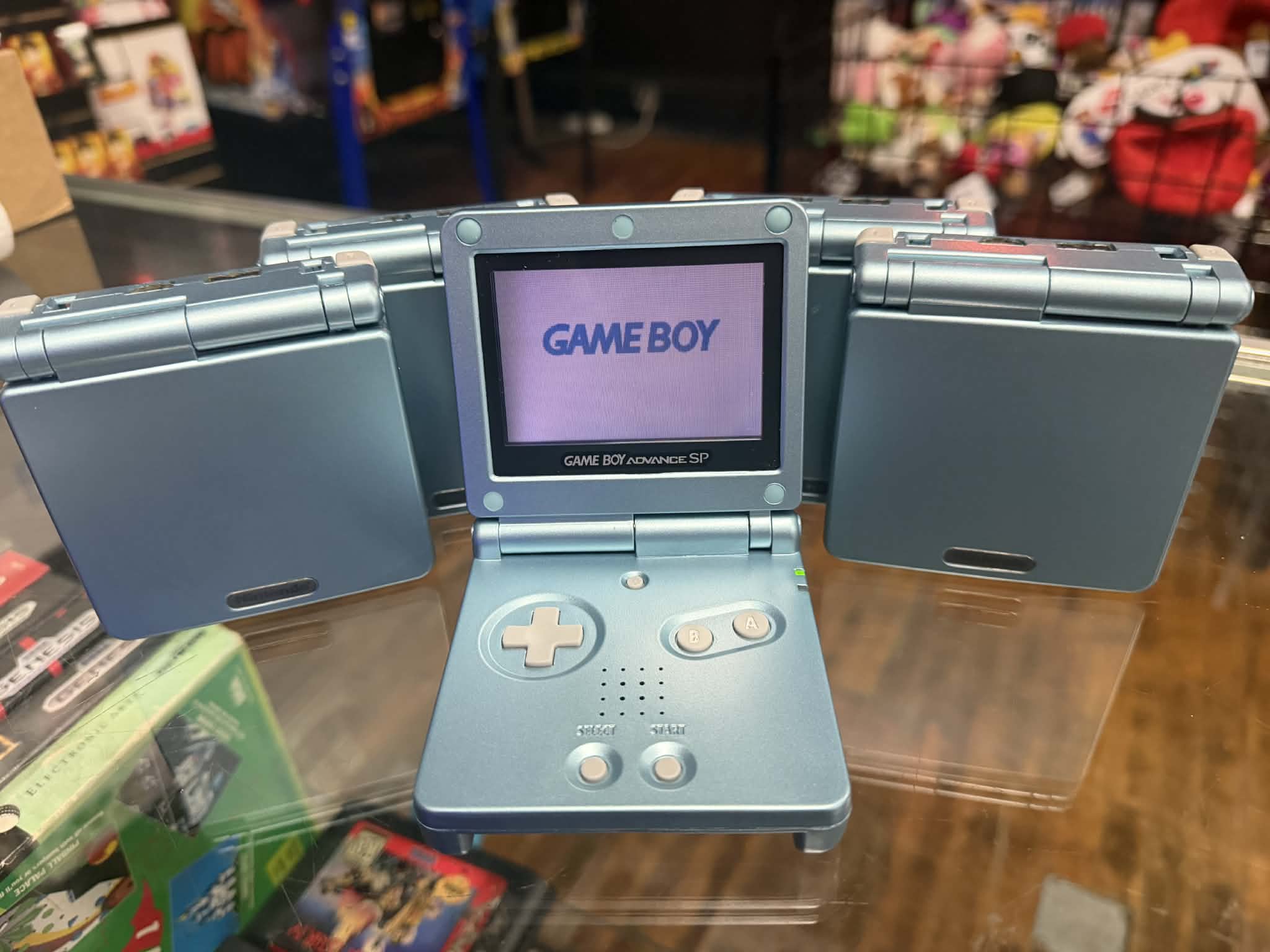 Gameboy Advance SP Pearl Blue 001 (Refurbished) (Reshelled) - SCG Cons ...