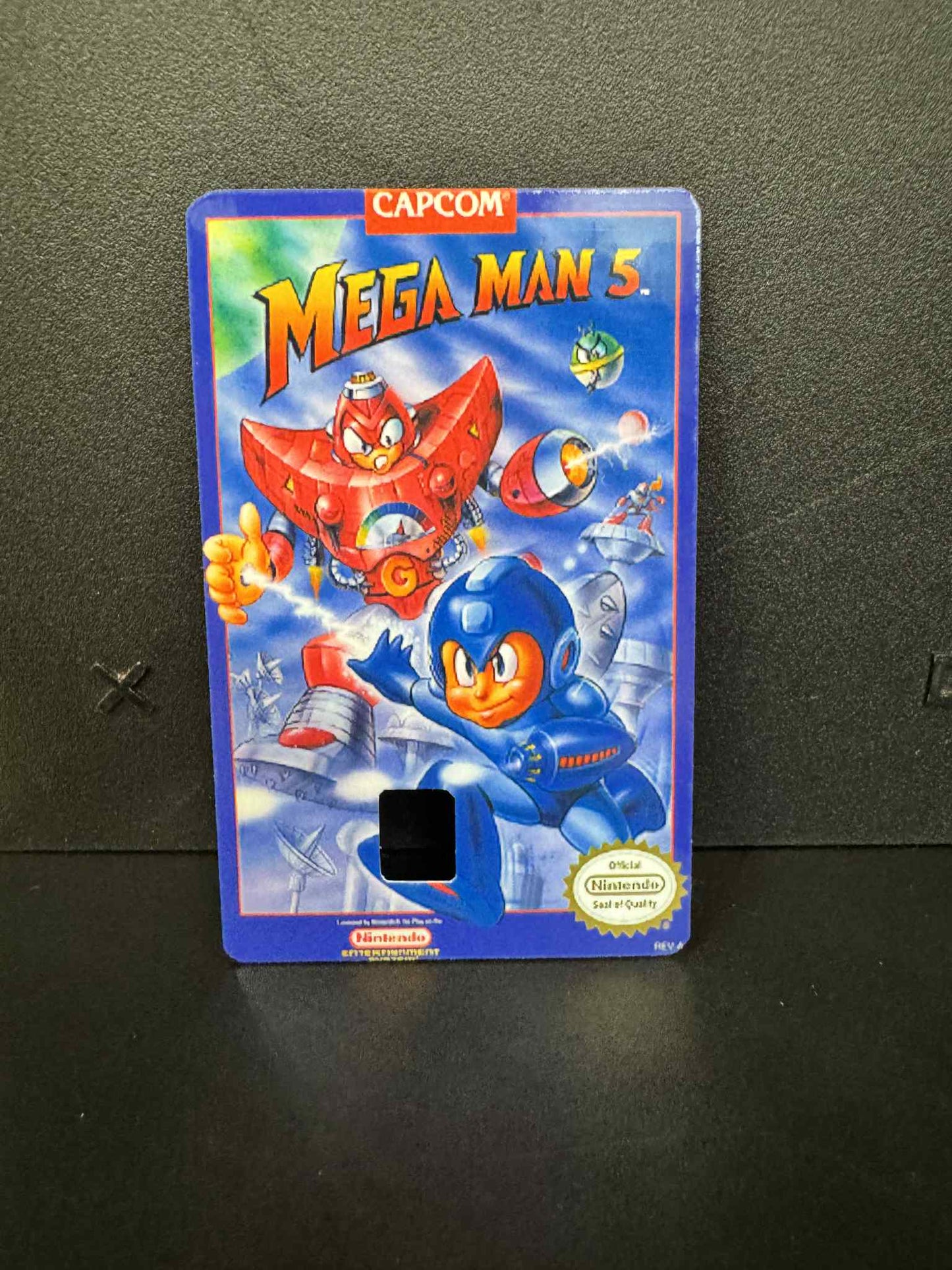 Mega Man 5 Debit Card Sticker - Debit Card Stickers