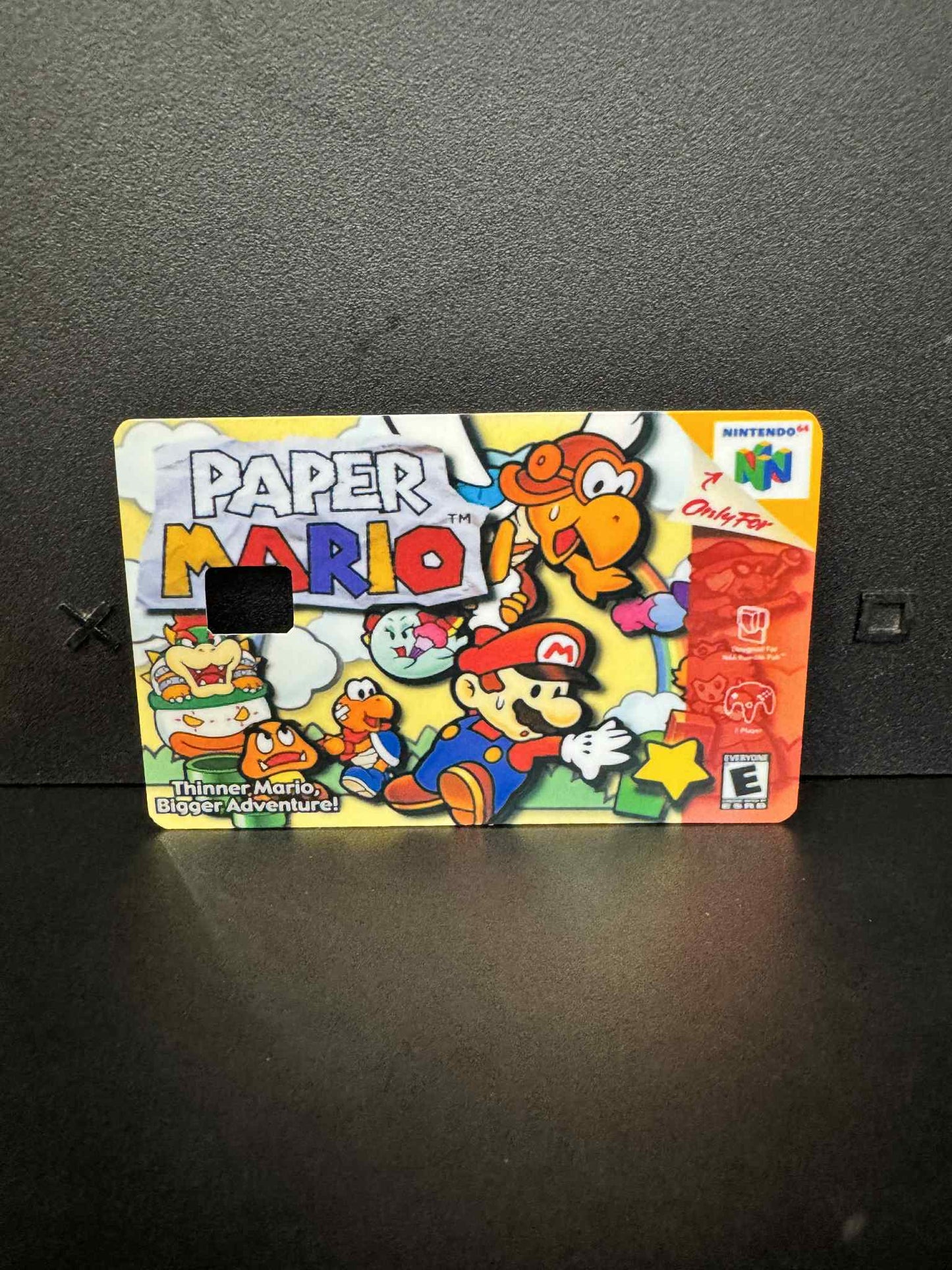 Paper Mario Debit Card Sticker - Debit Card Stickers