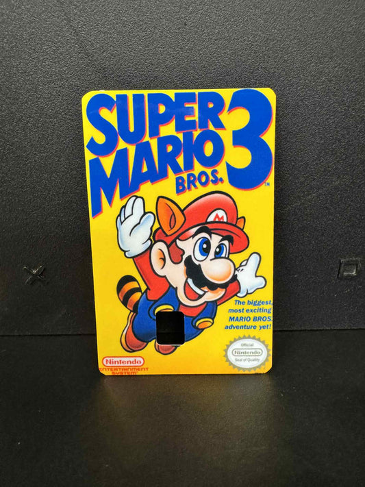 Super Mario Bros 3 Debit Card Sticker - Debit Card Stickers