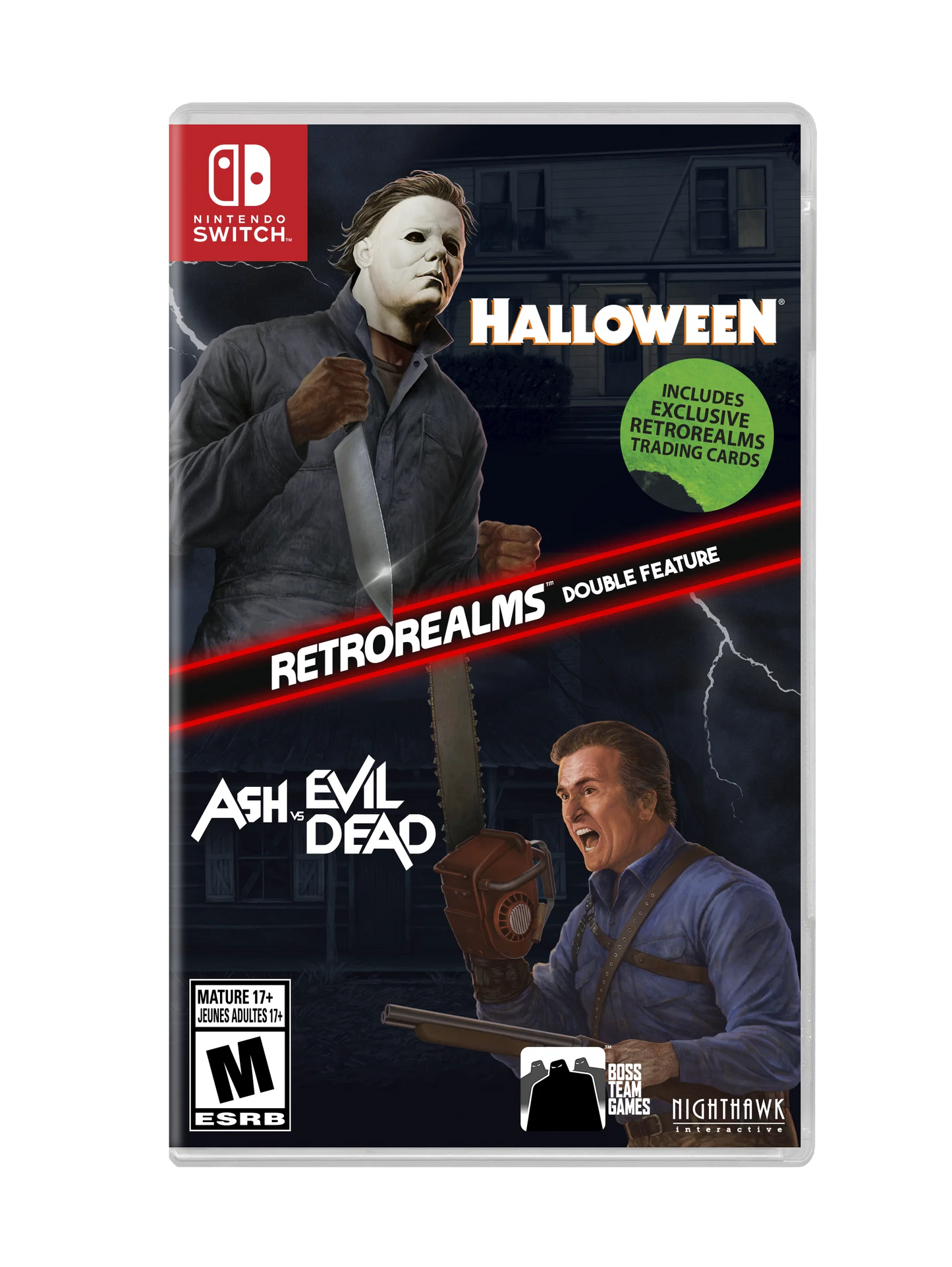 Halloween And Ash Vs Evil Dead RetroRealms Double Feature [Walmart Bonus] - Nintendo Switch