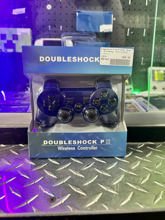 Playstation 3 Controller (Blue) (3rd Party) - Controllers