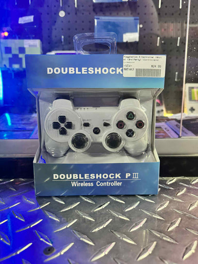 Playstation 3 Controller (White) (3rd Party) - Controllers