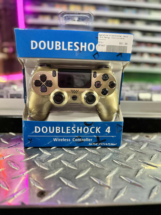 Playstation 4 Controller (Gold) (3rd Party) - Controllers