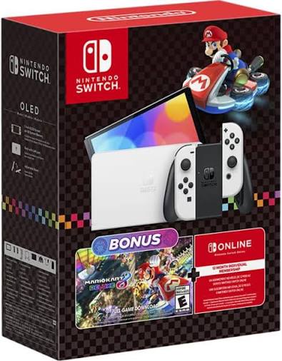 Nintendo Switch OLED (Mario Kart 8 + 12 Month Nintendo Switch Online) - RJC CONSOLES
