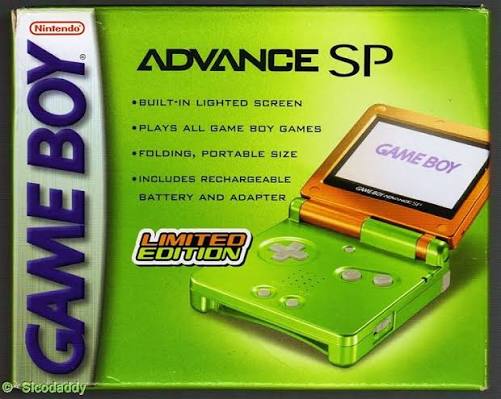 Lime and Orange Gameboy Advance SP - RJC CONSOLES